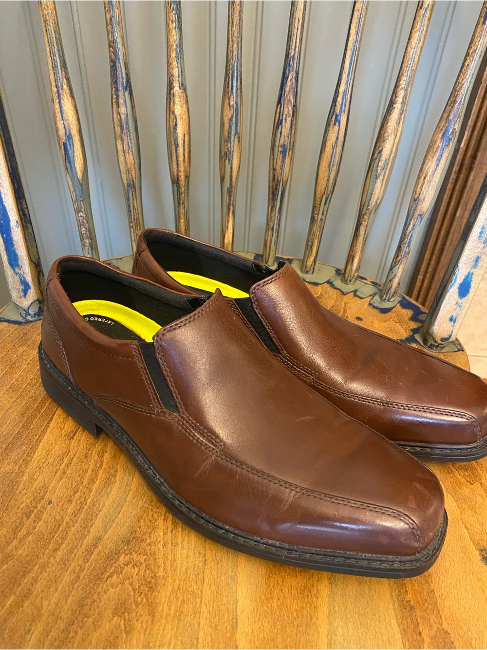 Bostonian Flexite Men's Brown Leather Slip-On Loafers